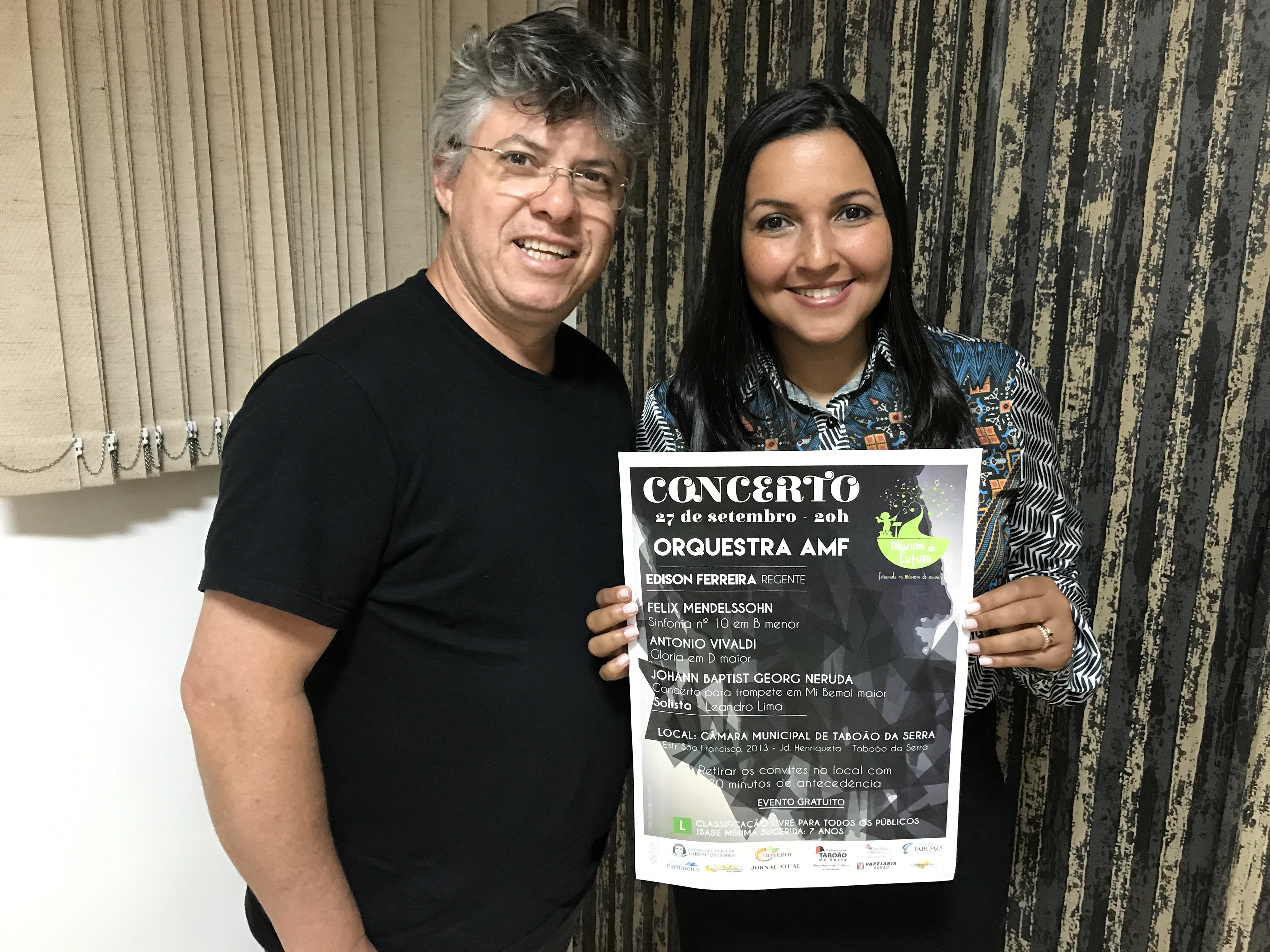 Orquestra dos Músicos do Futuro fará Concerto na Câmara de Taboão dia 27