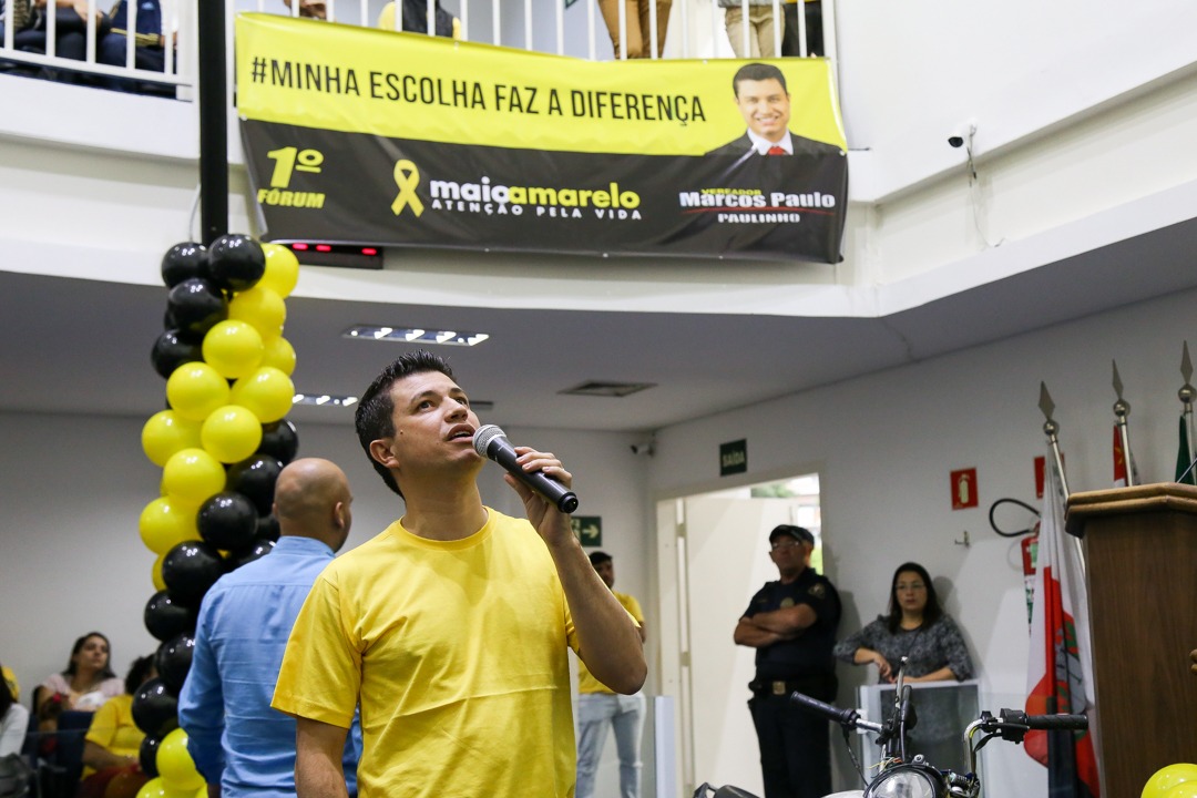 2º Fórum do Maio Amarelo acontece neste domingo, afirma vereador Marcos Paulo