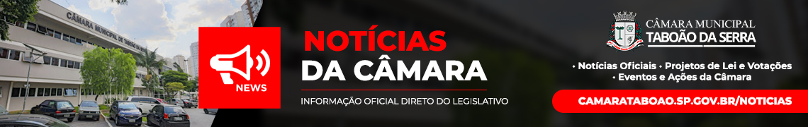 Banner Sessão na Câmara
