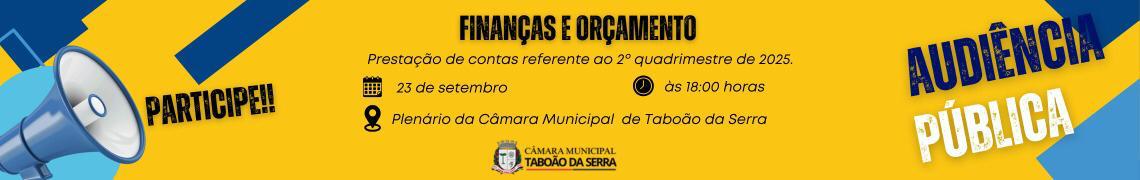 Banner Sessão na Câmara 2