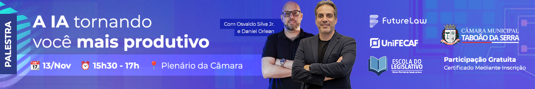 Banner Sessão na Câmara 2